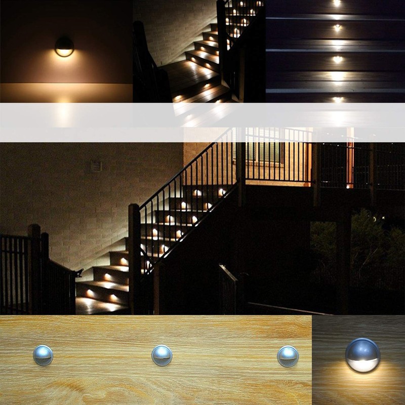 YZGWZLD LED Deck Lights Kit,12 Pack Low Voltage Φ1.38 IP67