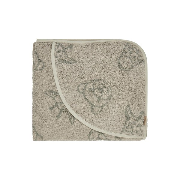 Sterntaler Baby Hooded Bath Towel 100x100cm Lion Leo - Soft,