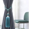 1Pair Curtain Tassel Tieback Beaded Tassel Curtain Tie Rope Decoration