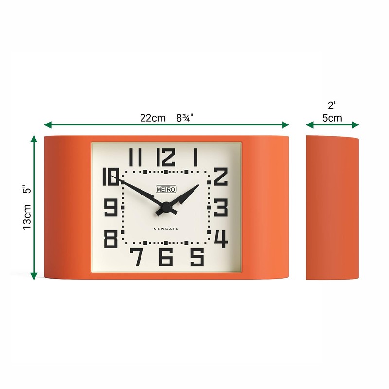 NEWGATE® Mini Metro desk clock | Retro mantel clock |