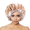 JK Home Women Bonnet Double Layered Adjustable Sleep Cap Reversible