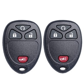 MechanMagic Key Fob Replacement Fits for Chevy Silverado Avalanche Equinox Express Traverse GMC Yukon Sierra 1500 2500 3500 HD Acadia Savana Buick Enclave 2007-2013 Keyless Entry Remote Control Sets 2