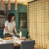 echosari 600 LED Curtain Lights Plug in, 20Ft x 10Ft