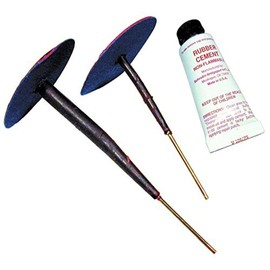 Tru-Flate 15-298 Plug-N-Patch Repair Kit for Bias Ply and Speed Rated Radial Tires, Black