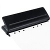 6-Hole Desktop Puncher, A5 Ring Binder Hole Punch Adjustable Spacing