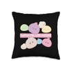 Dango Kawaii Cute Pastel Mochi Throw Pillow