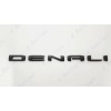 GMC 1pc Matte Black Rear DENALI Emblems Letters Fit 2021-2023