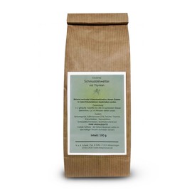 Herbal Tea with Thyme, Loose Leaves, Plantain, Liquorice, Fennel, Thyme Leaves, Marshmallow Leaves, Mallow Leaves, 100 g, Basic Tea Teegeniessen