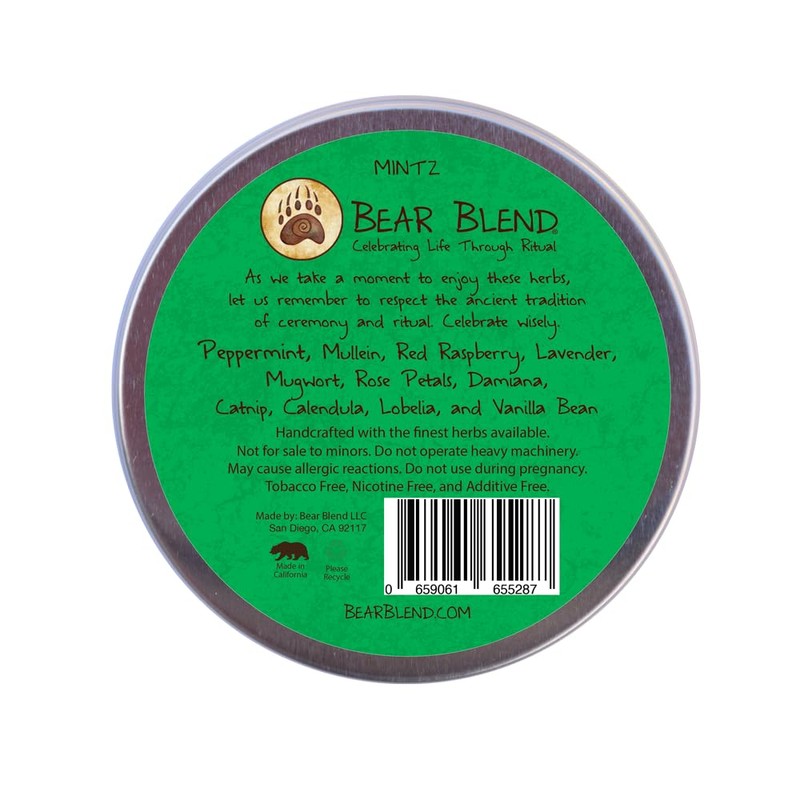 Mintz Herbal Ceremonial Blend from Bear Blend