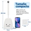 Juego 2 Cepillo para Baño Plegables, Colgante con Base