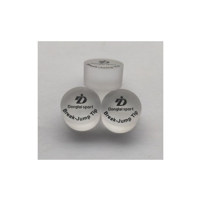 DDonglai 3pcs Packed14mm Billiard Break Cue Tip/Jump Cue Tip,Polymer Material