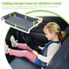 Generic Practical Children's Travel Tray, Airplane Portable Table, Gray, Neutral
