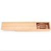 4Pcs/Set Chopsticks and Spoon Set Portable Wooden Tableware with Box