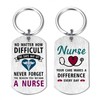 EE&YU Nurse Christmas Keyring Gifts - Nurse Birthday Gifts, Nurse