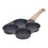Egg Frying Pan Heat Sensitive Silicone Aluminium Pancake Frying Pan