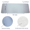 Careboree Pack of 2 Cotton Top-Layer Reusable Tuckable Underpads Incontinence