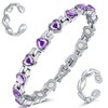 Cigmag Lymphatic Drainage Magnetic Bracelet for Women Titanium Steel Adjustable