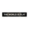 Billetworkz The World is Flat License Plate Delete Compatible with