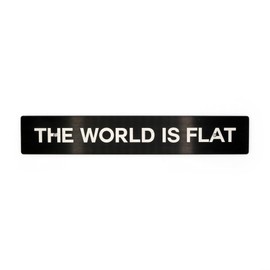 Billetworkz The World is Flat License Plate Delete Compatible with Subaru WRX/STI/Crosstrek/BRZ 2022
