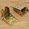 JMIATRY 8PCS Locking Hinges for Folding Table Hinges Brass Gold
