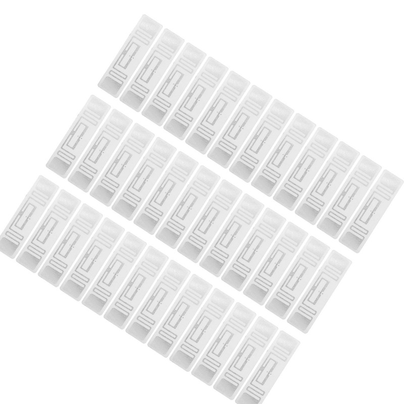 100pcs UHF RFID Labels 860‑960MHz UR108 Chip Reusable Electronic Tag