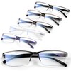 6 pack Executive Style Reading Glasses Men - Durable Readers