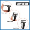 A ABSOPRO 1m Car Tire Inflator Extension Hose with Lock