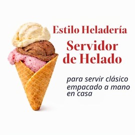 Harold Import Company Herramientas para helados y congelados, anticongelante y antiadherente, cuchara anticongelamiento, Plateado, 1