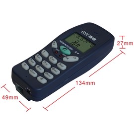 moriyaa Small Phone Breasted RJ11 Modular Transmitter (Tone/Pulse) Testing Security Device Terminal Block Test Phone Telecom Maintenance Wire Checker Engineering Test Japanese Manual