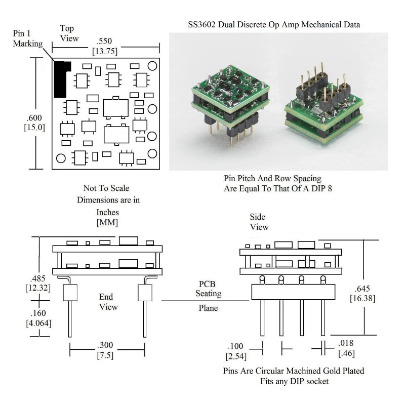 Sparkos Labs Dual Discrete Op Amp SS3602