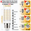 ALIDE E26 100 Watt Equivalent LED Candelabra Corn Bulbs,2700K Warm