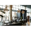 KY LEE Pendant Light, Wood, Japanese Style, Base E26, Antique