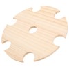 Wooden Wine Glass Drying Rack and Bottle Holder Wine Storage
