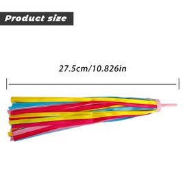 Two Pairs of Kids Bike Streamer Scooter Decorative Streamers Balance Bike Spike Accessories Accessories Stroller Handlebar Tassels