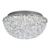 DAKASON LED Ceiling Light Fixture Flush Mount, Crystal Chandelier Modern