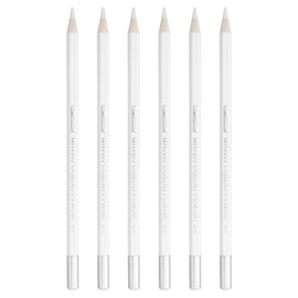 PATIKIL Watercolor Pencil, 6Pcs Water Soluble Pencils for Blending, Coloring, Sketch Drawing, Painting, White