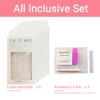 Press-On Nail Set with Wear Tool – 144 Square False