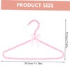Gatuida 2pcs Pearl Hangers Mini Clothes Hangers for Decorative and