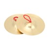 Crash Cymbal Brass Percussion Instrument Pair Teaching Tool Toy for