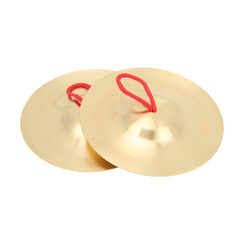 Crash Cymbal Brass Percussion Instrument Pair Teaching Tool Toy for