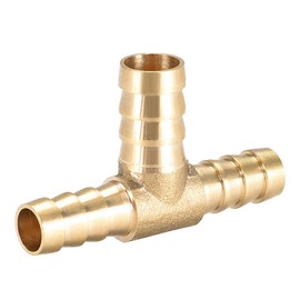 sourcing map 10 x 12 x 10 mm Hose ID Reducer Barbed Y 3-Way T-Connection Adapter