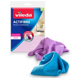Vileda 150710 Actifibre Multi-Surface Cloth, 2 cloths (Pack of 12)
