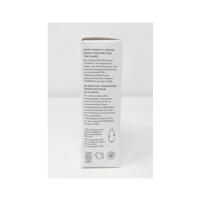 Beautycounter The Clean Deo/Deodorant in Crisp Sequoia 2.11oz - New!