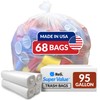 Reli. 95 Trash Bags Heavy Duty | 68 Trash Bags