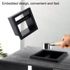 Espresso Coffee Knock Box Chute Bottomless Coffee Ground Knock Box,