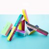 TOOLS FOR BEAUTY 4-sided cosmetic tool long multi-coloured nail buffer