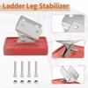 Ladder Feet Stabilizer for Aluminum Extension Ladder Replacement Parts, Anti-Skid