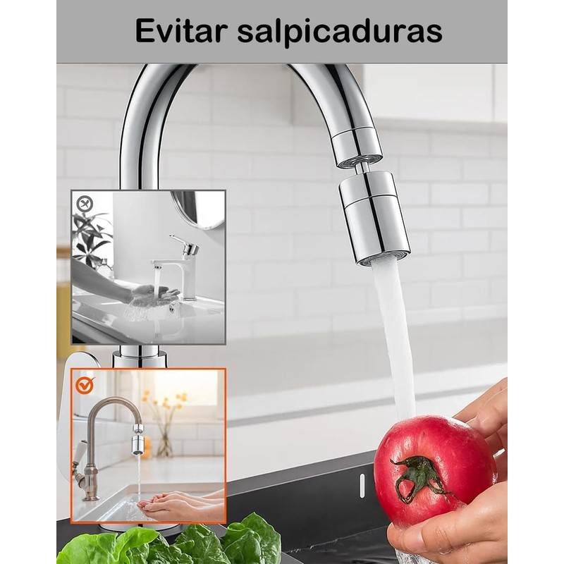 2 Regadera para Fregadero de Cocina