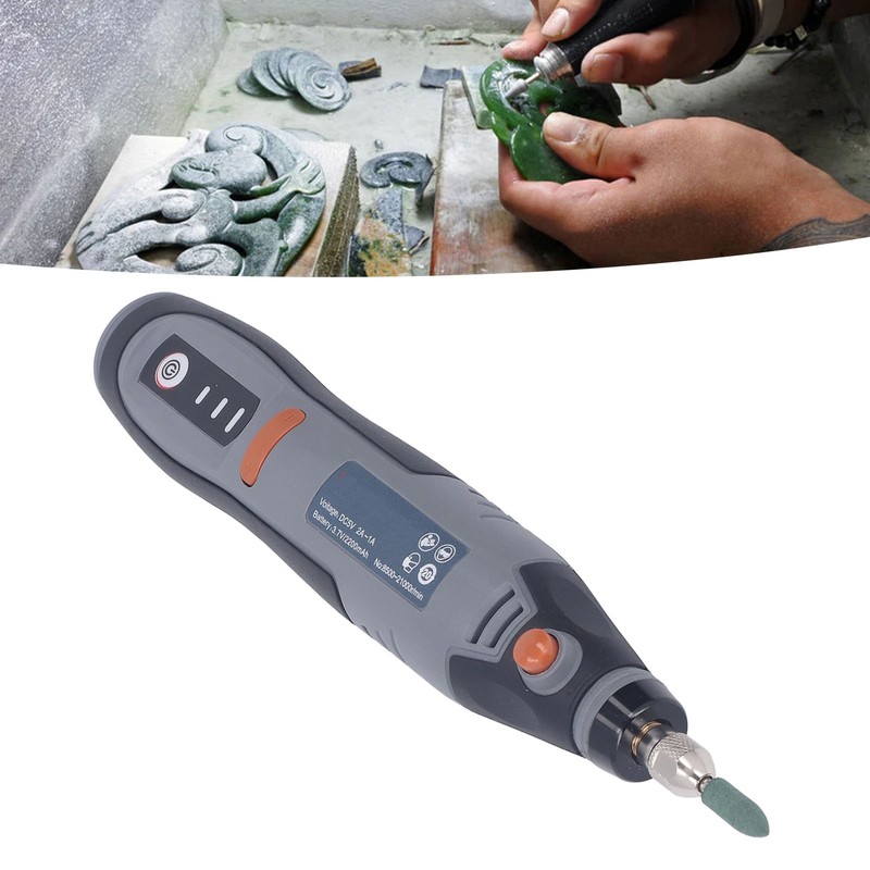 Handheld Grinder Rechargeable 3 Speeds Cordless Grinder Electric Polishing Engraving