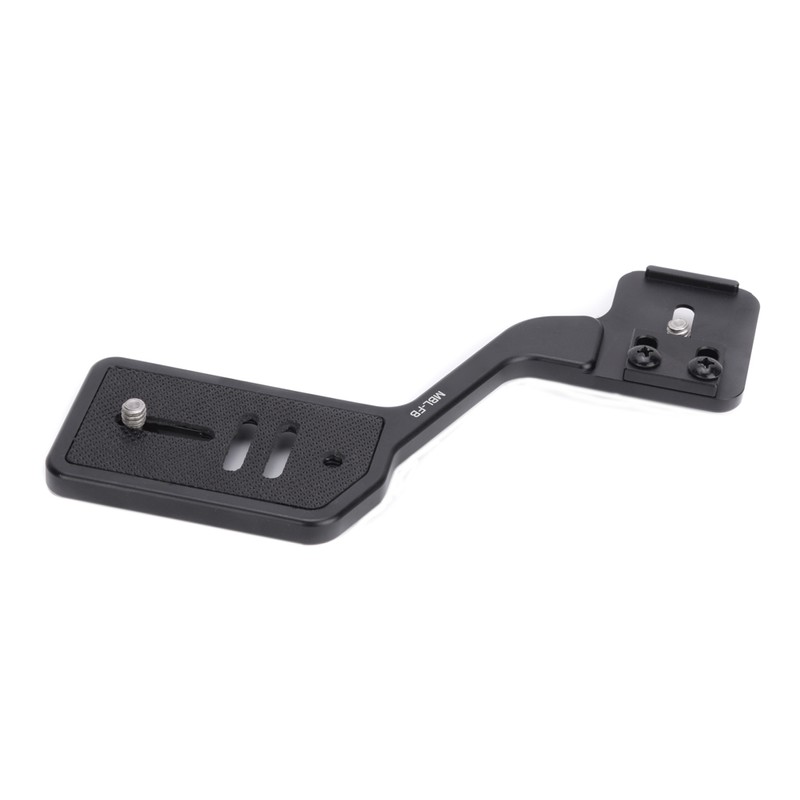 Aluminium Alloy Camera Flashlight Tripod Bracket with Dual 1/4in Screw